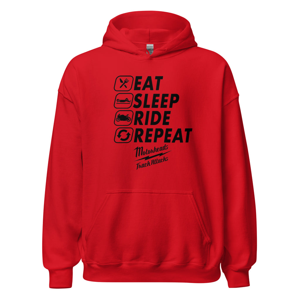 Eat Sleep Ride Light Hoodie