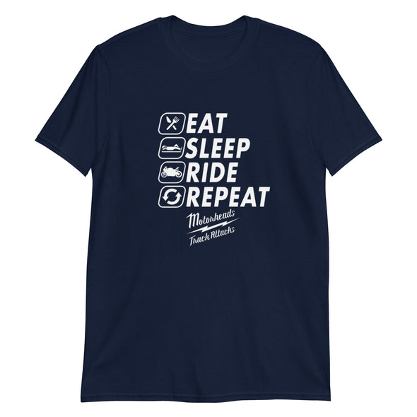 Eat Sleep Ride Dark T-Shirt